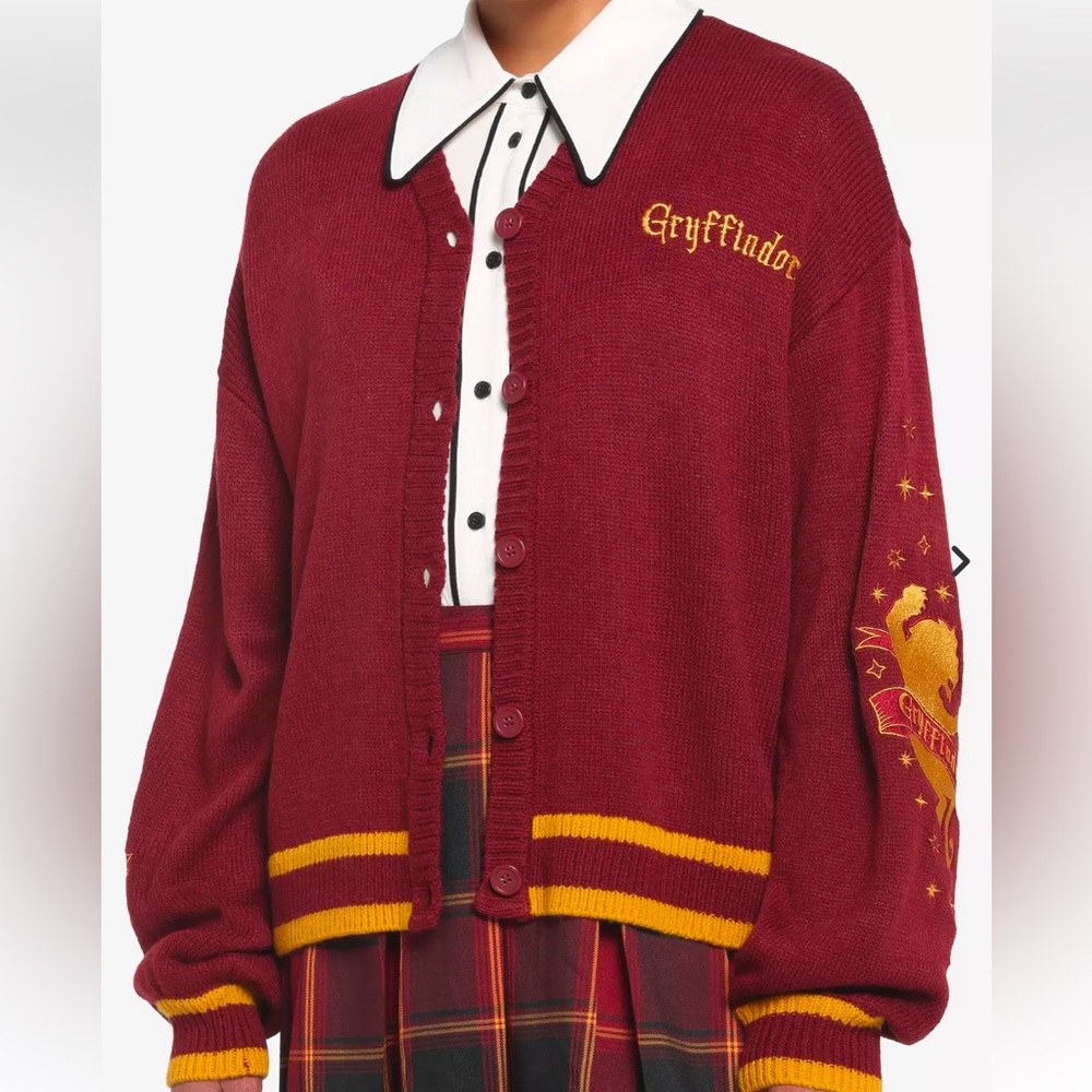 Harry Potter Gryffindor Cardigan Sweater